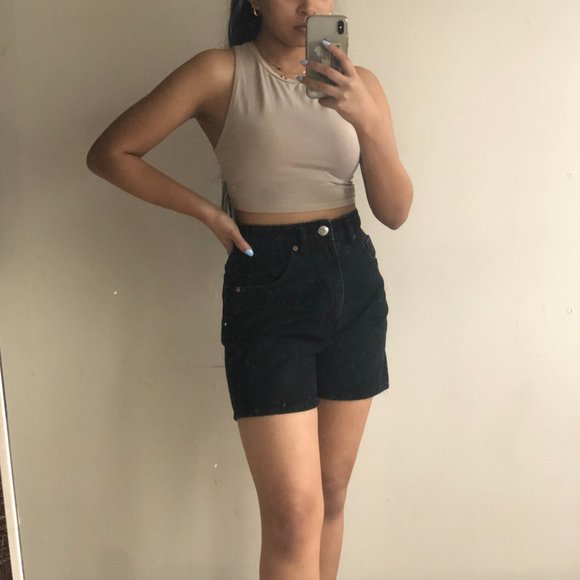 Zara Mom-fit Denim Shorts - Picture 2 of 4